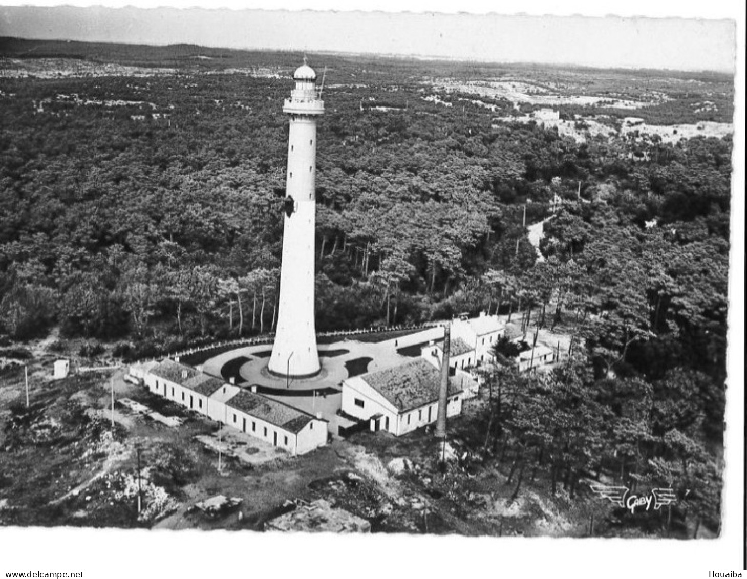 CPSM Phare De La Coubre - Vue Aérienne (17) - Les Mathes