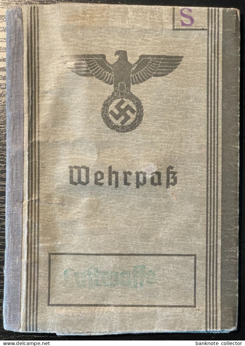 Deutschland, Germany - Deutsches Reich - Wehrpaß - Luftwaffe - 1938 ! - 1939-45