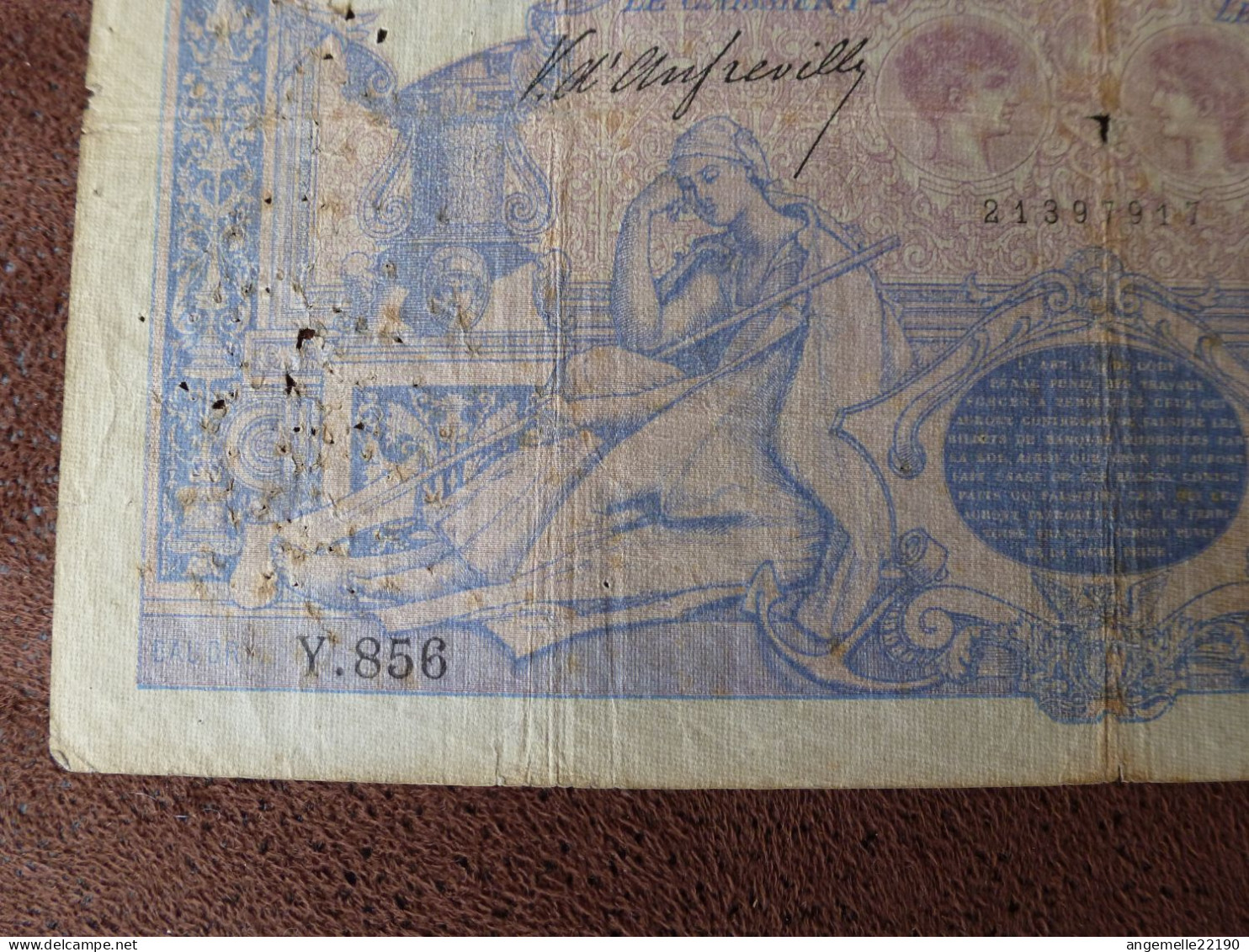 1 Billets De  100 FR  BLEU  DE 1890 / FAY 21/03  TB - ...-1889 Tijdens De XIXde In Omloop