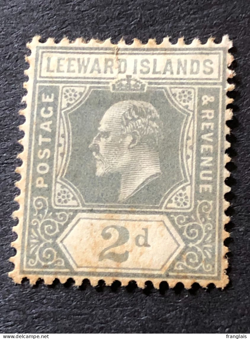 SG 38  2d Grey MH * - Leeward  Islands