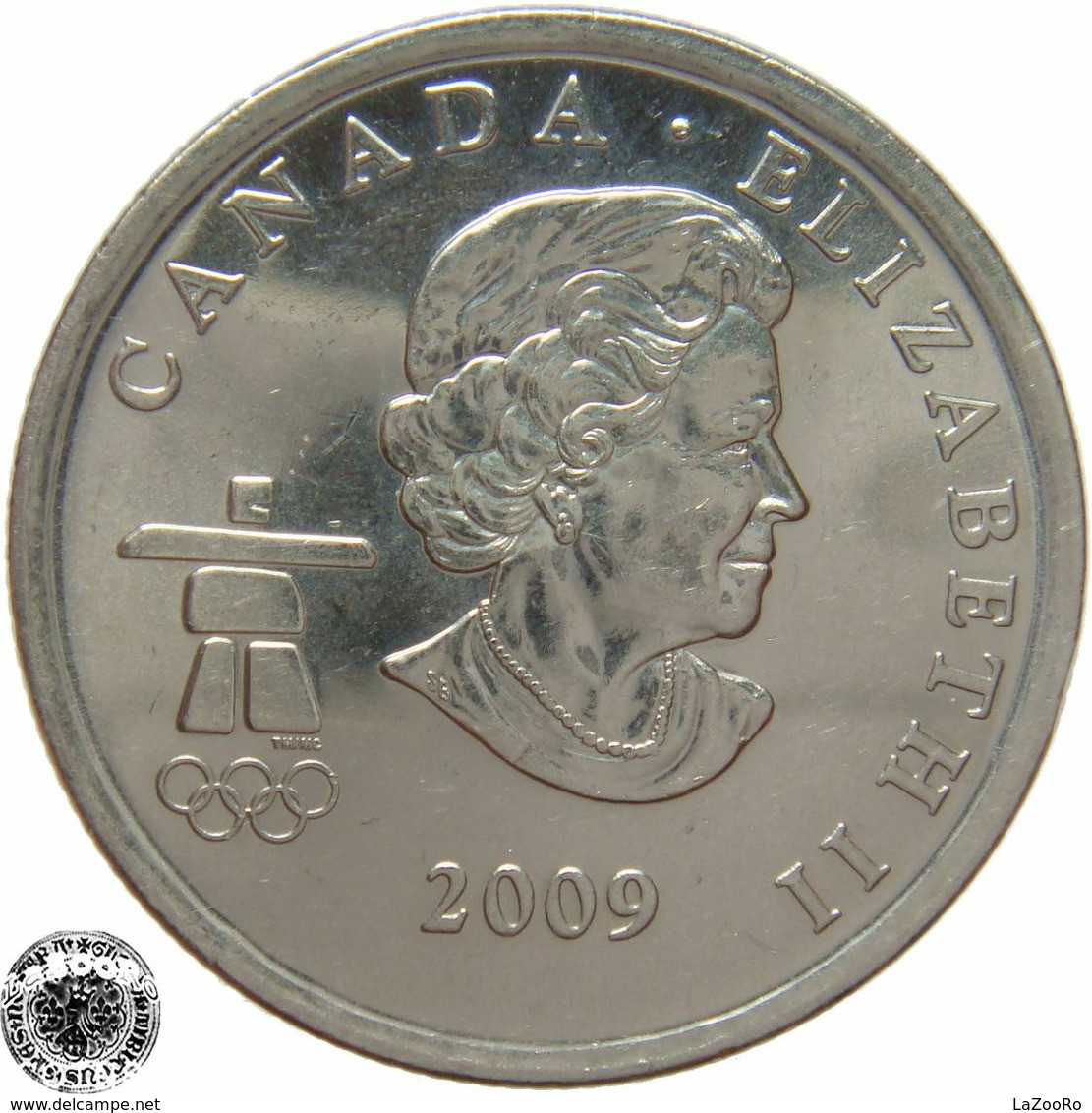 LaZooRo: Canada 25 Cents 2009 UNC - Canada