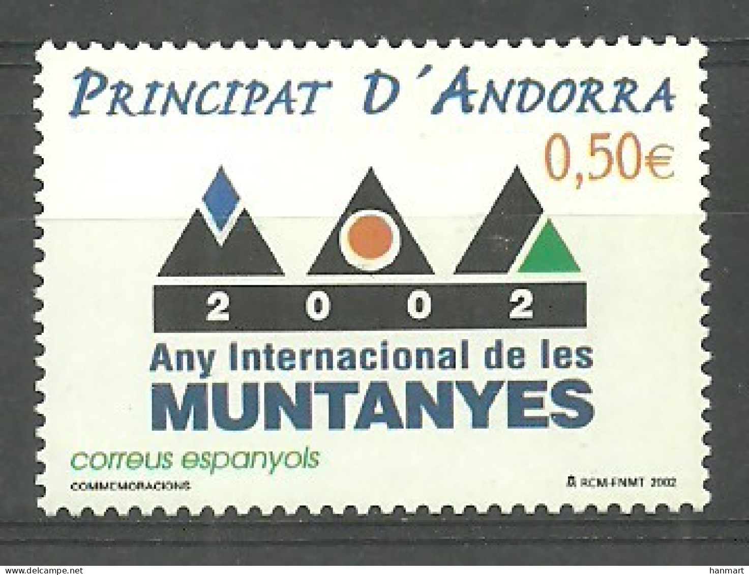 Andorra, Spanish Administration 2002 Mi 289 MNH  (ZE1 ANS289) - Autres