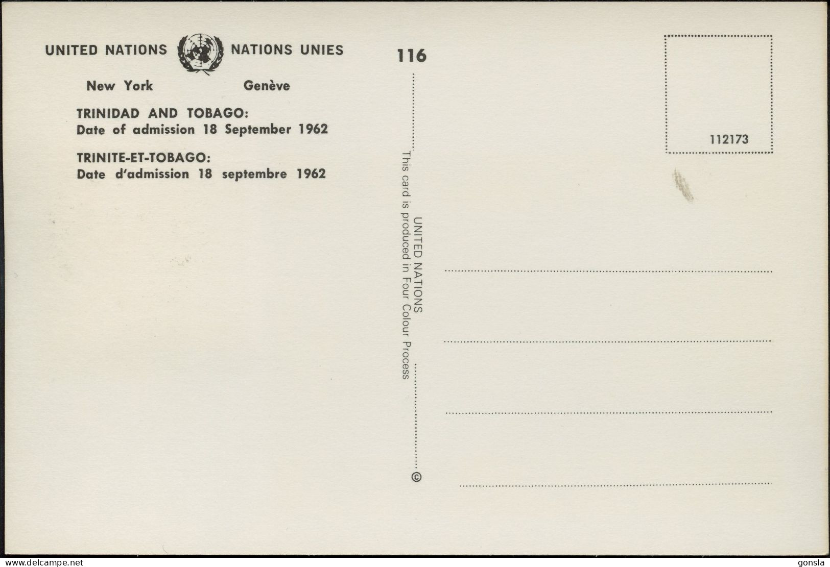 TRINIDAD AND TOBAGO 1981 "UNITED NATIONS" First Days Of Issue - Stamps (pictures)