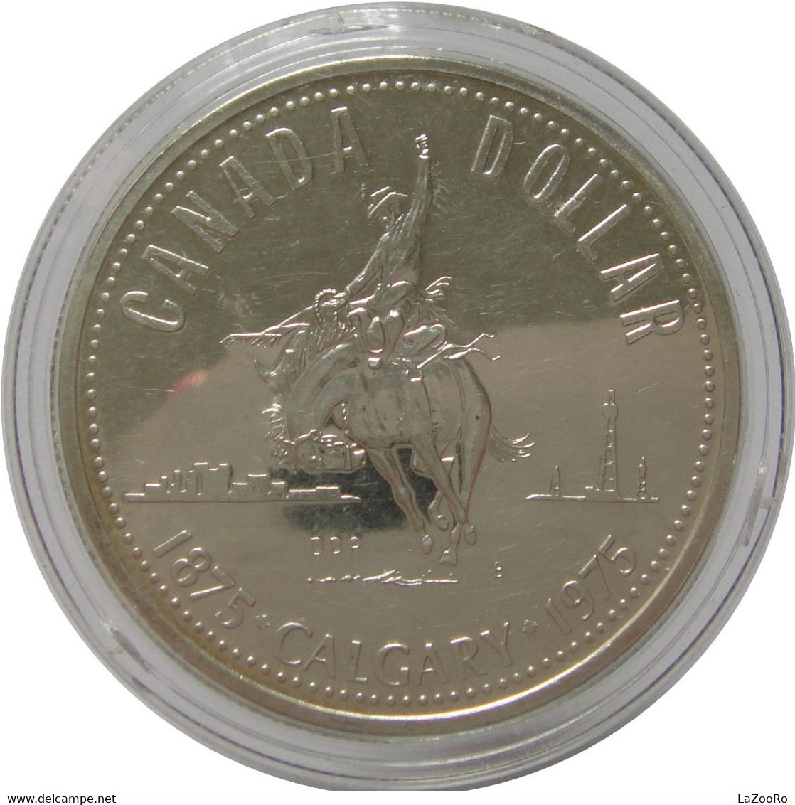 LaZooRo: Canada 1 Dollar 1975 PL Calgary - Silver - Canada