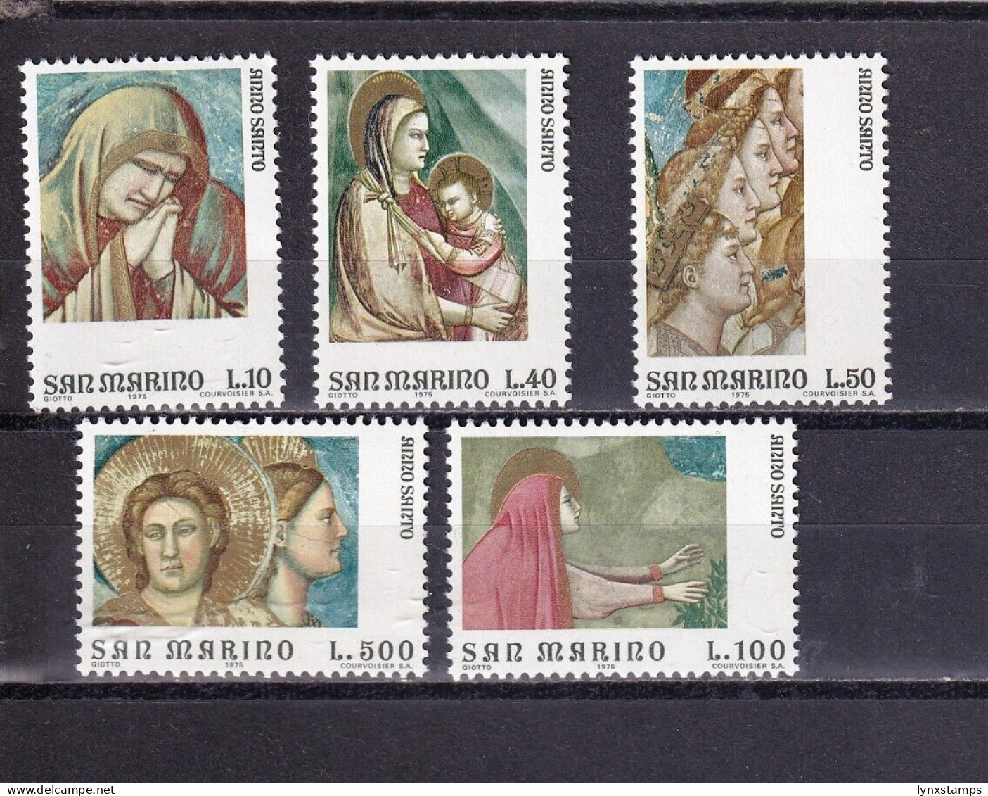 SA04 San Marino 1975 Holy Year Mints Stamps - Neufs