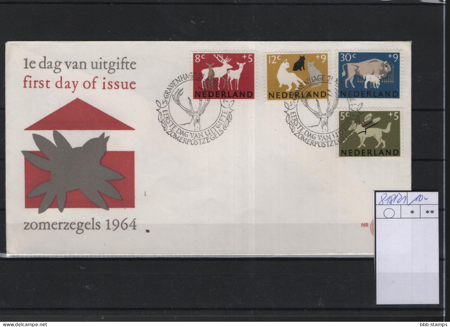 Niederlande Michel Cat.No. FDC 818/821 - FDC