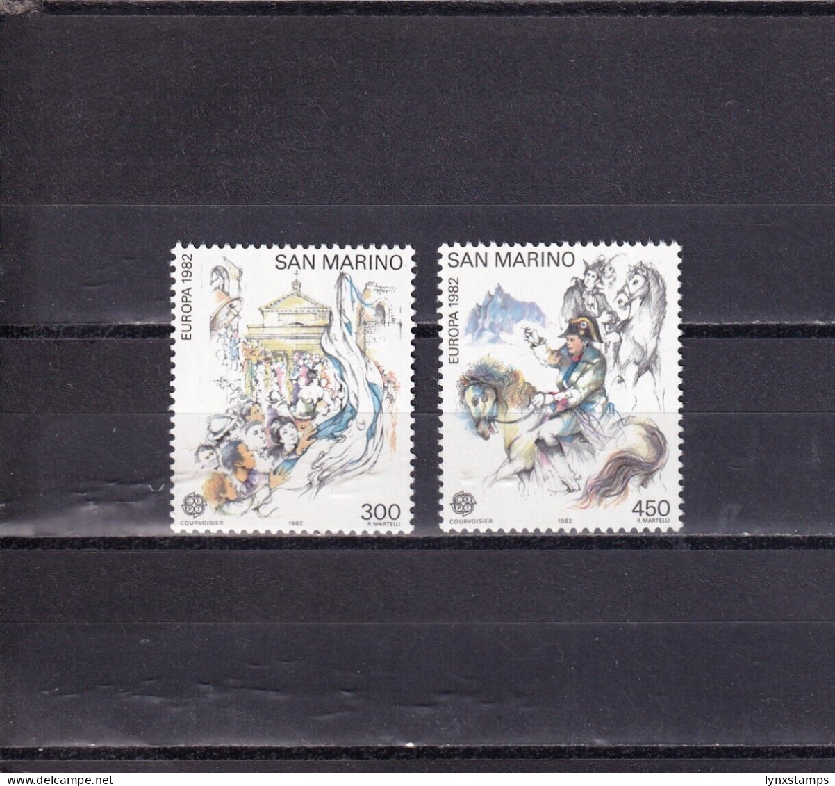 SA04 San Marino 1982 EUROPA Stamps - Historic Events Mint Stamps - Ongebruikt