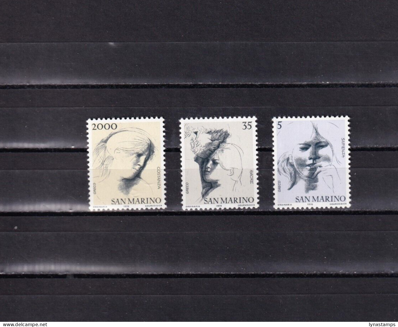 SA04 San Marino 1978 Civic Virtues Mint Stamps - Unused Stamps