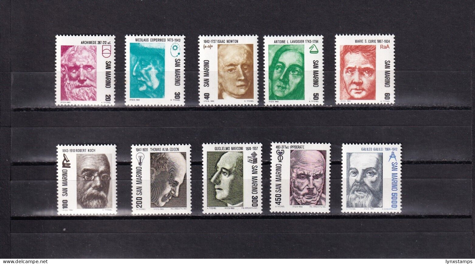 SA04 San Marino 1982 Defintive Issues Mint Stamps - Ongebruikt