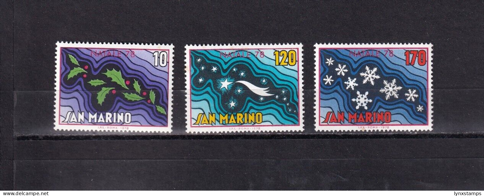 SA04 San Marino 1978 Christmas Mint Stamps - Neufs