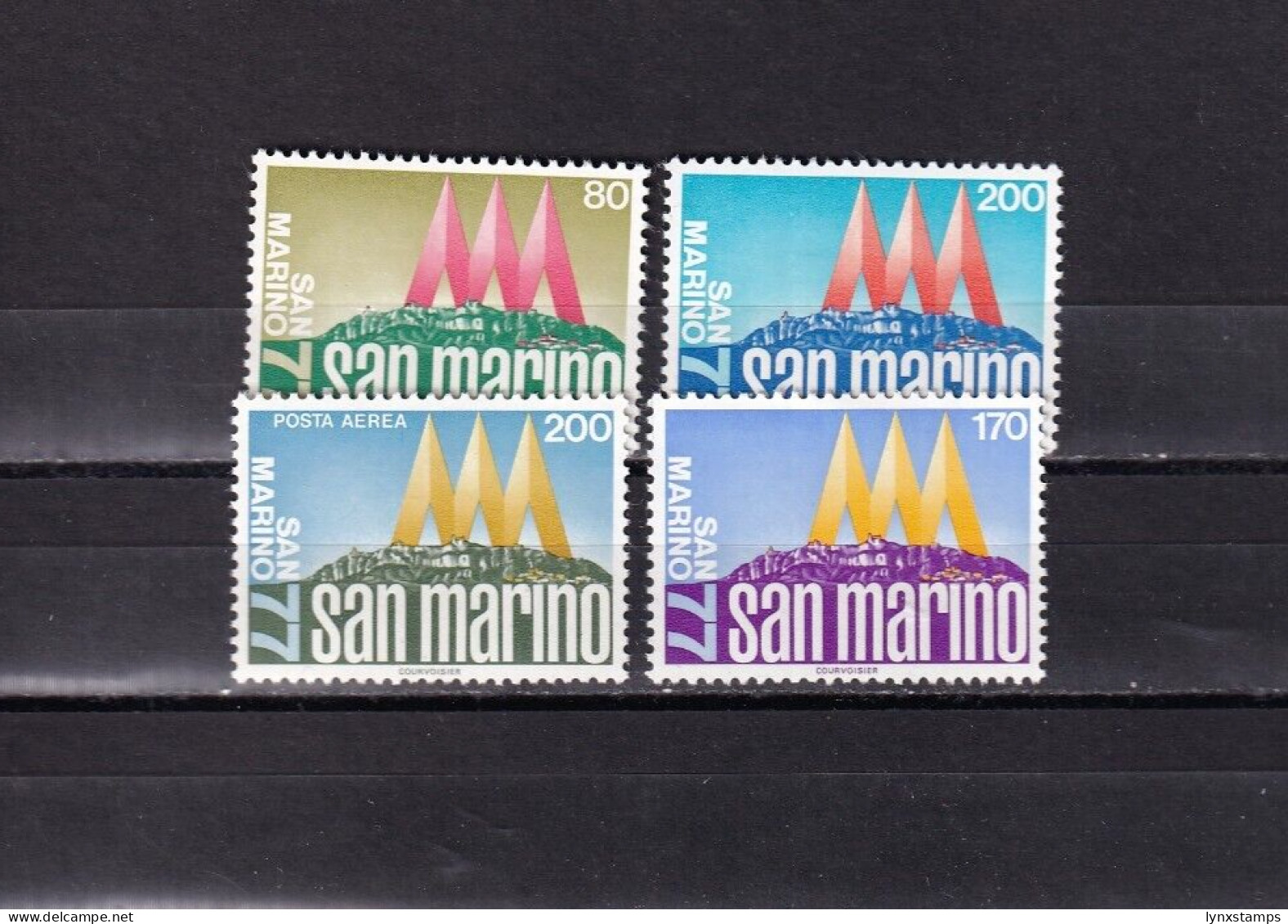 SA04 San Marino 1977 Inter Philatelic Exhibition SAN MARINO '77 Mints Stamps - Ungebraucht