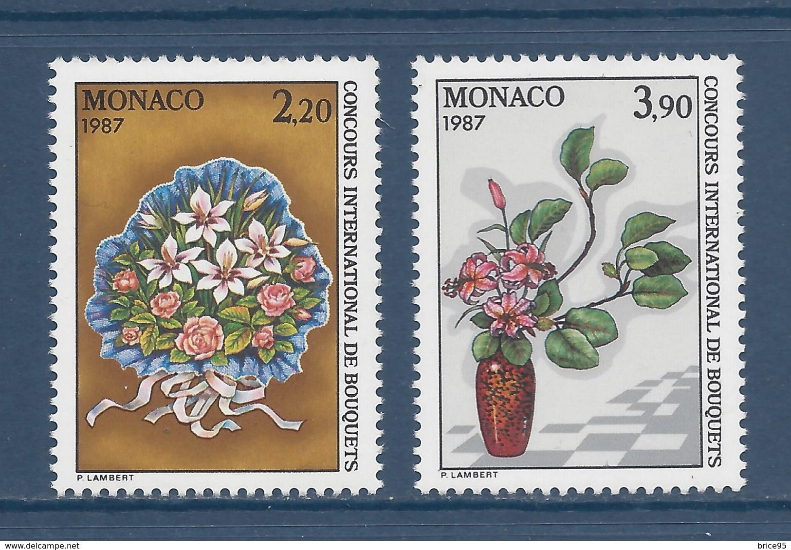 Monaco - YT N° 1551 Et 1552 ** - Neuf Sans Charnière - 1986 - Gebraucht