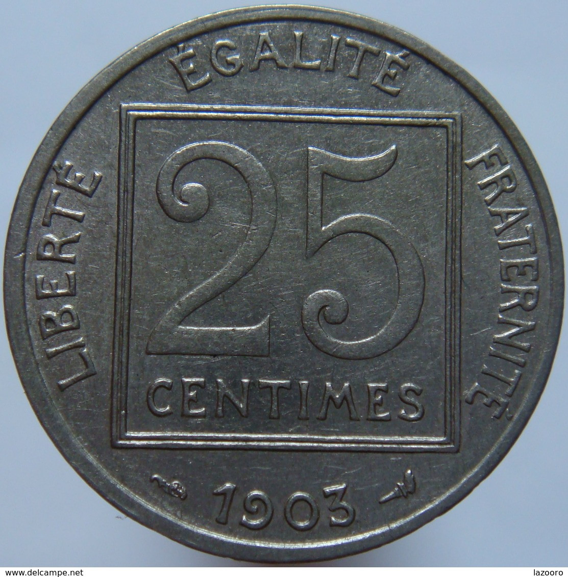 LaZooRo: France 25 Centimes 1903 VF / XF - 25 Centimes