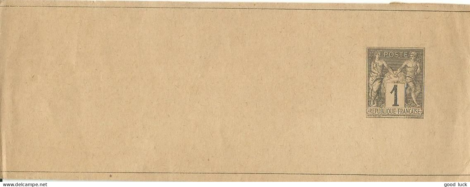 FRANCE BANDE 1c SAGE Neuve   LETTRE COVER - Bandes Pour Journaux