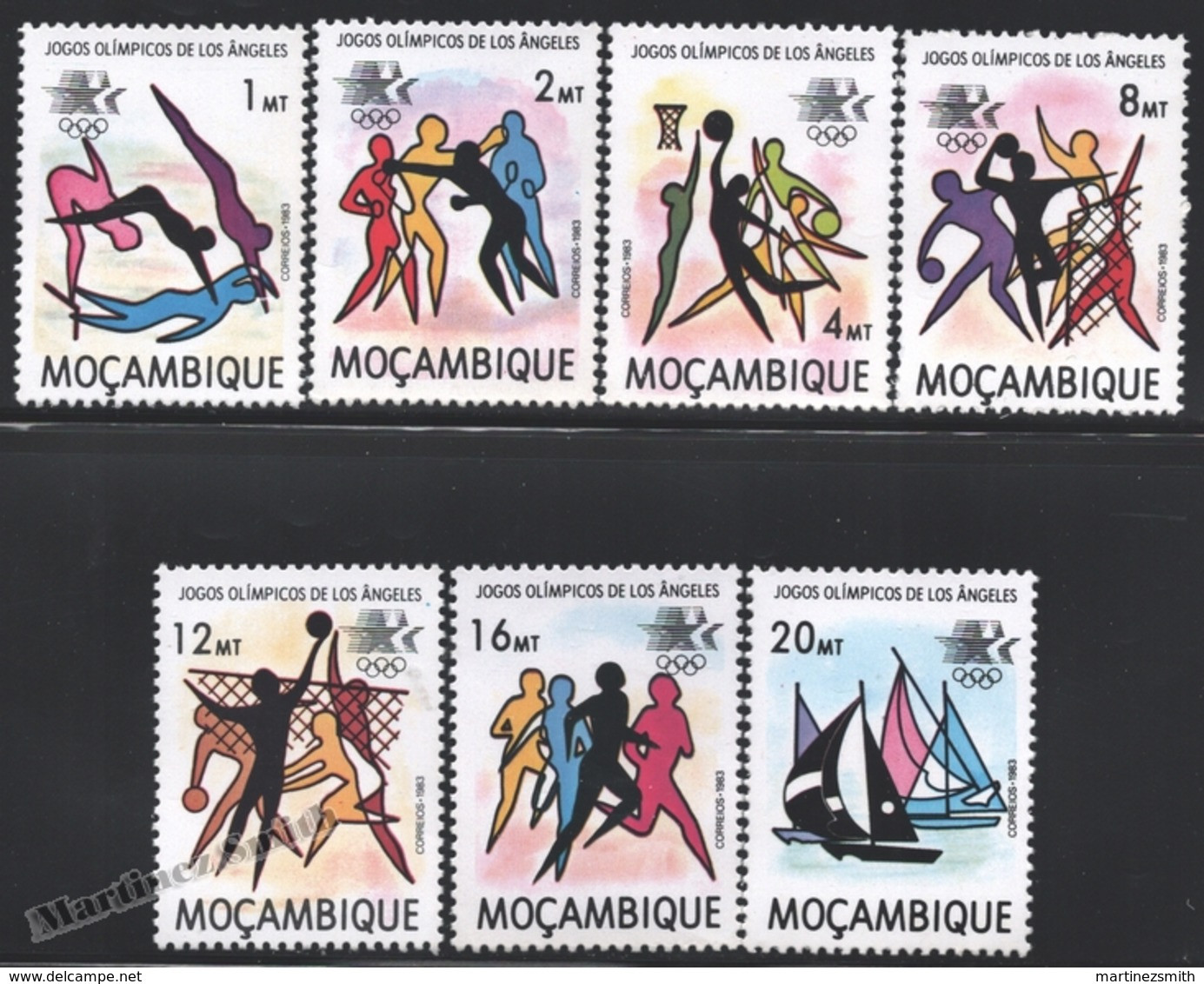 Mozambique 1983 Yvert 903-09, Los Angeles Summer Olympic Games - MNH - Mosambik