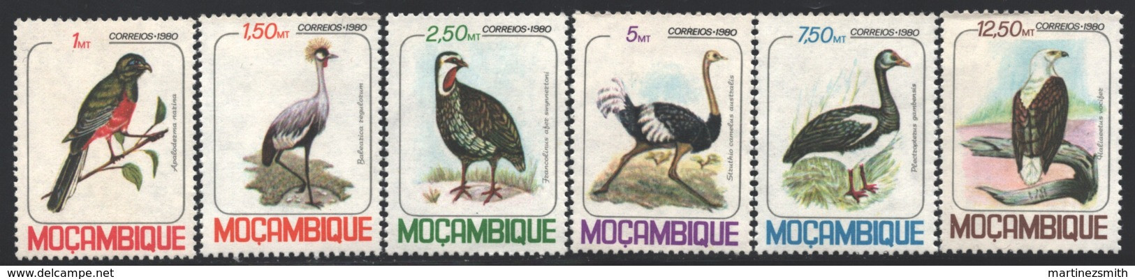 Mozambique 1925 Yvert 766-71, Fauna, Birds - MNH - Mosambik