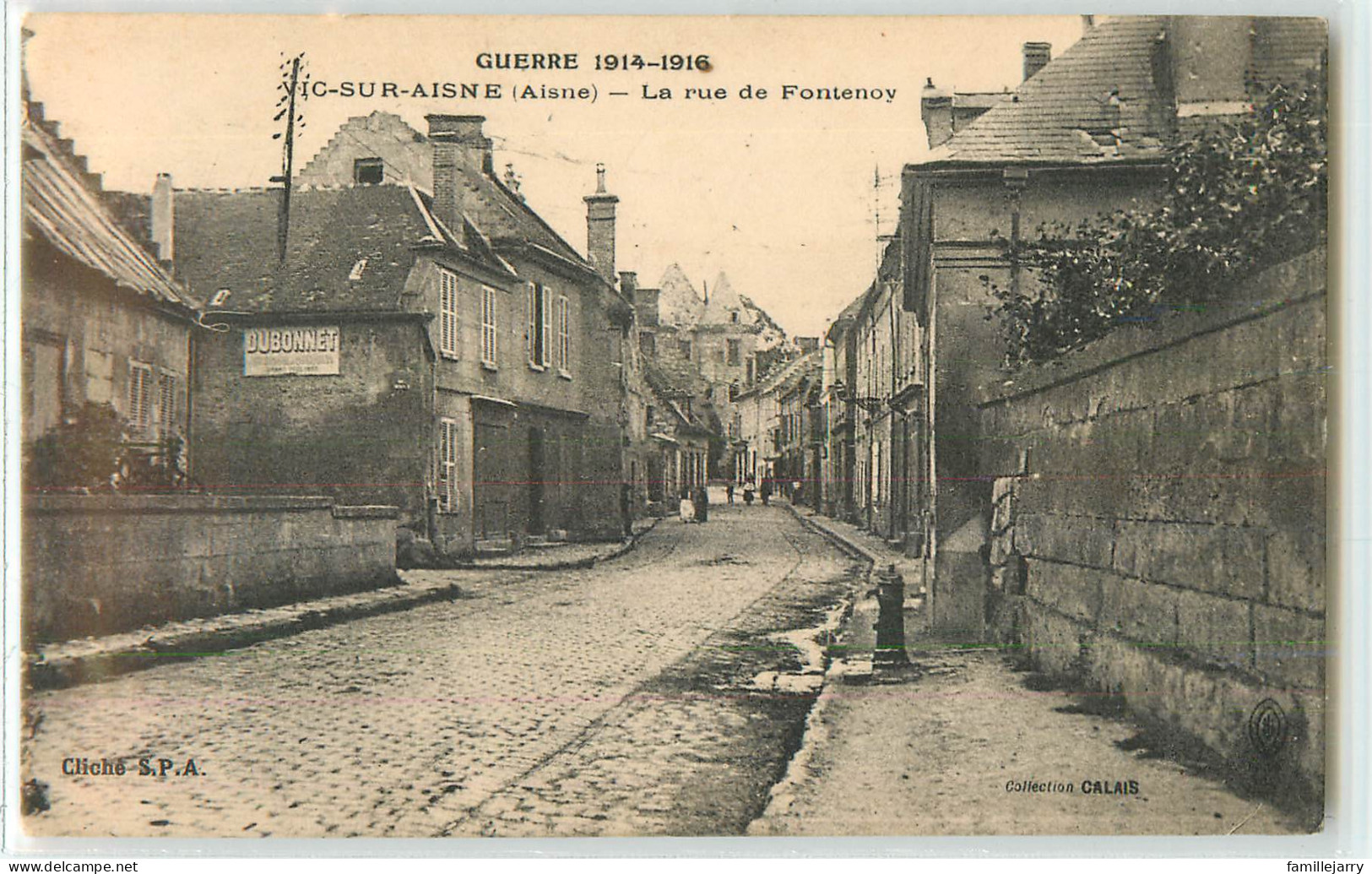 29110 - VIC SUR AISNE - LA RUE DE FONTENOY - Vic Sur Aisne