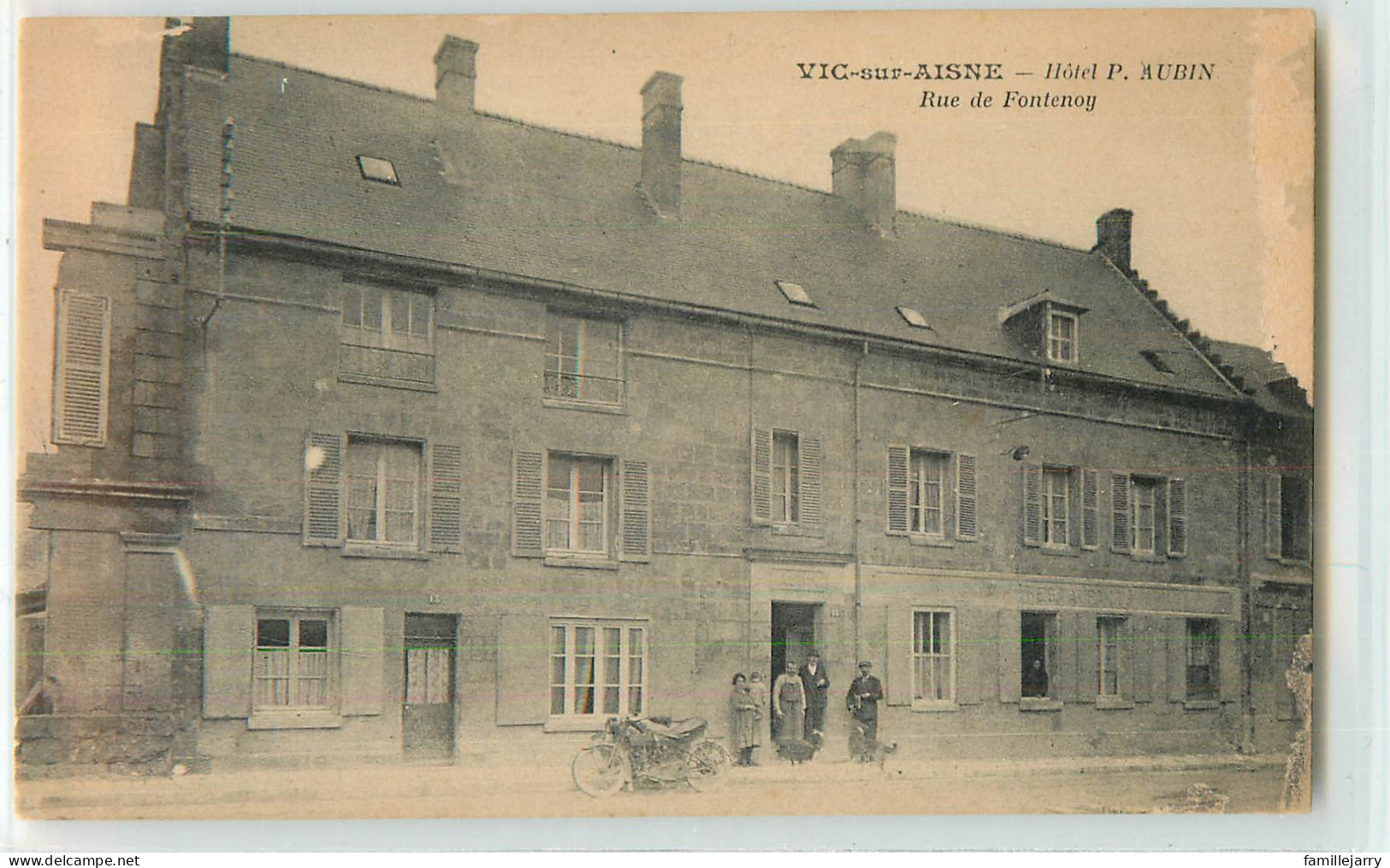 29109 - VIC SUR AISNE - HOTEL P AUBIN / RUE DE FONTENOY - Vic Sur Aisne