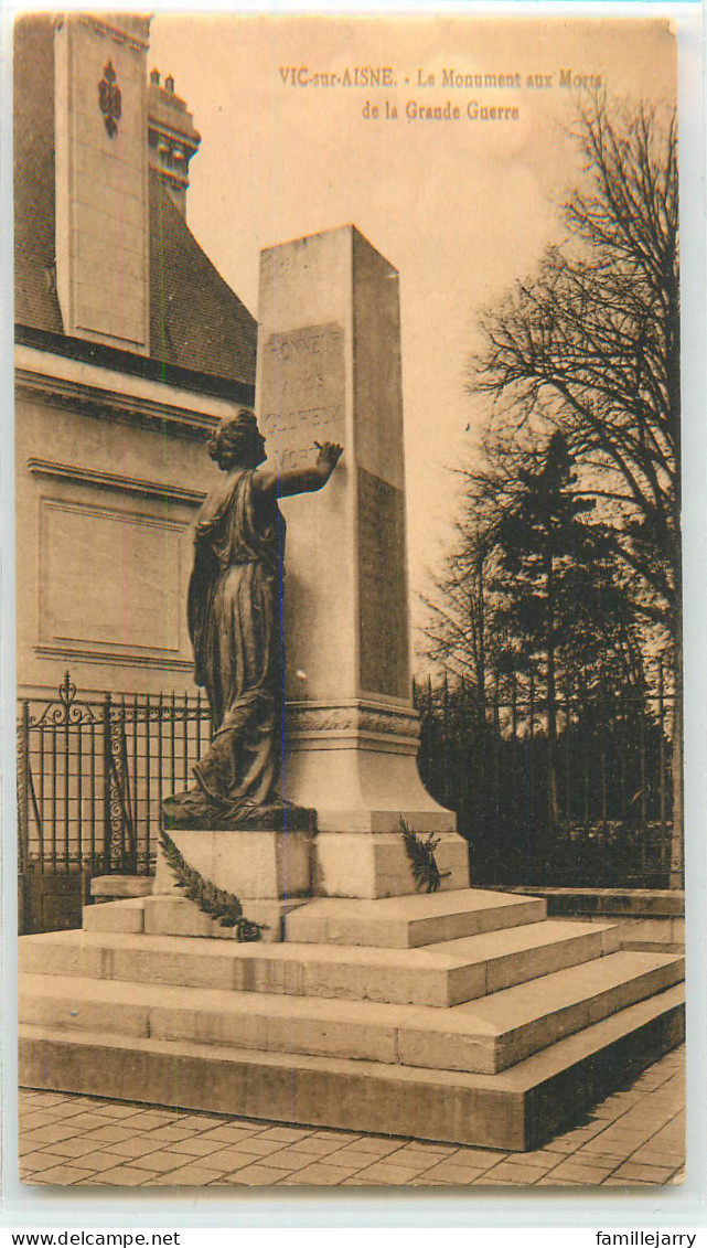 29093 - VIC SUR AISNE - LE MONUMENT AUX MORTS - Vic Sur Aisne