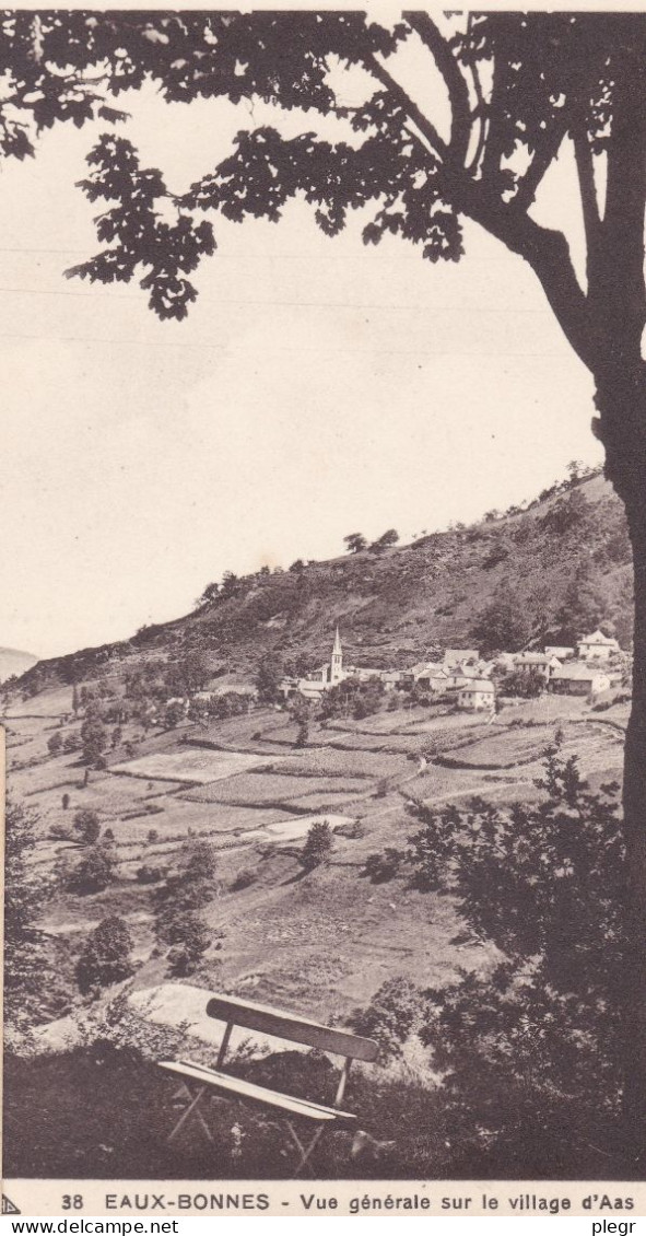 1-64204 01 06 - EAUX BONNES * - VUE GENERALE SUR LE VILLAGE D'AAS - Eaux Bonnes