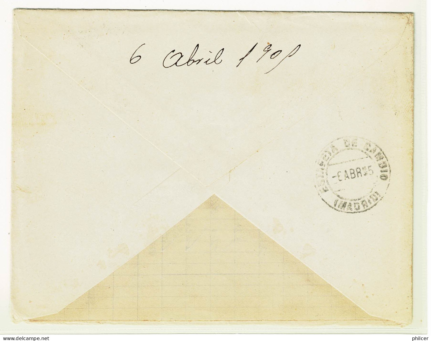 Portugal, 1905, # 141, Para Madrid - Covers & Documents