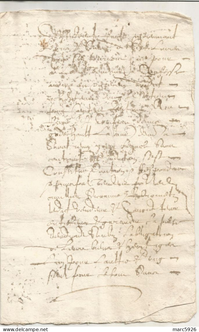 N°1775 ANCIENNE LETTRE A DECHIFFRER  PAS DE DATE - Documenti Storici