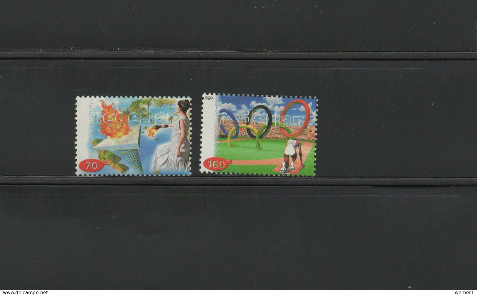 Netherlands 1996 Olympic Games Atlanta, 2 Stamps MNH - Verano 1996: Atlanta