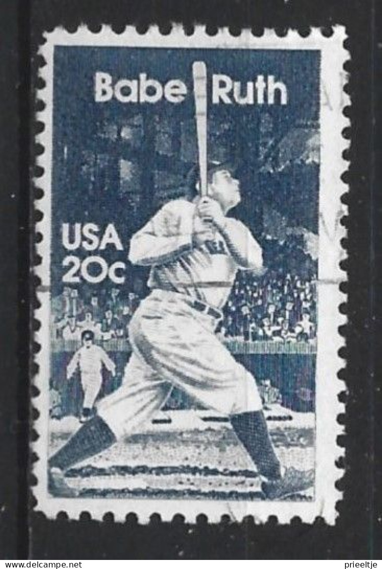 U.S.A. 1983 Babe Ruth Y.T. 1485 (0) - Used Stamps