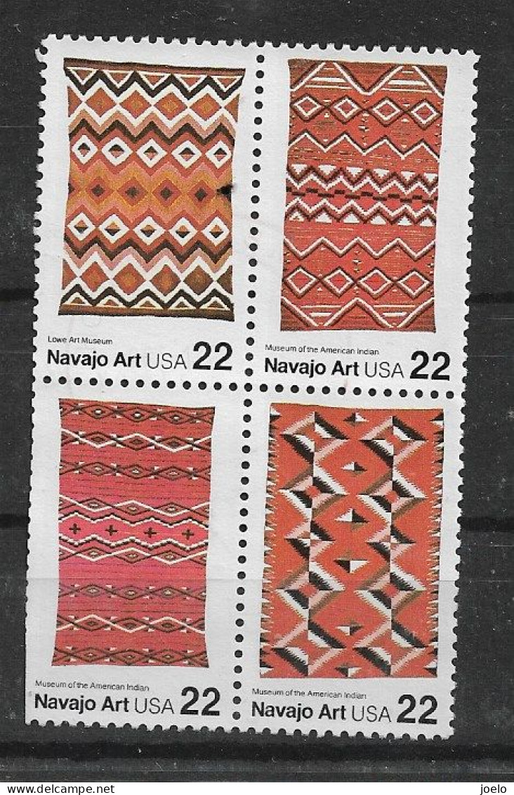 USA 1986 FOLK ART INDIAN NAVAJO LOCK MNH - Unused Stamps