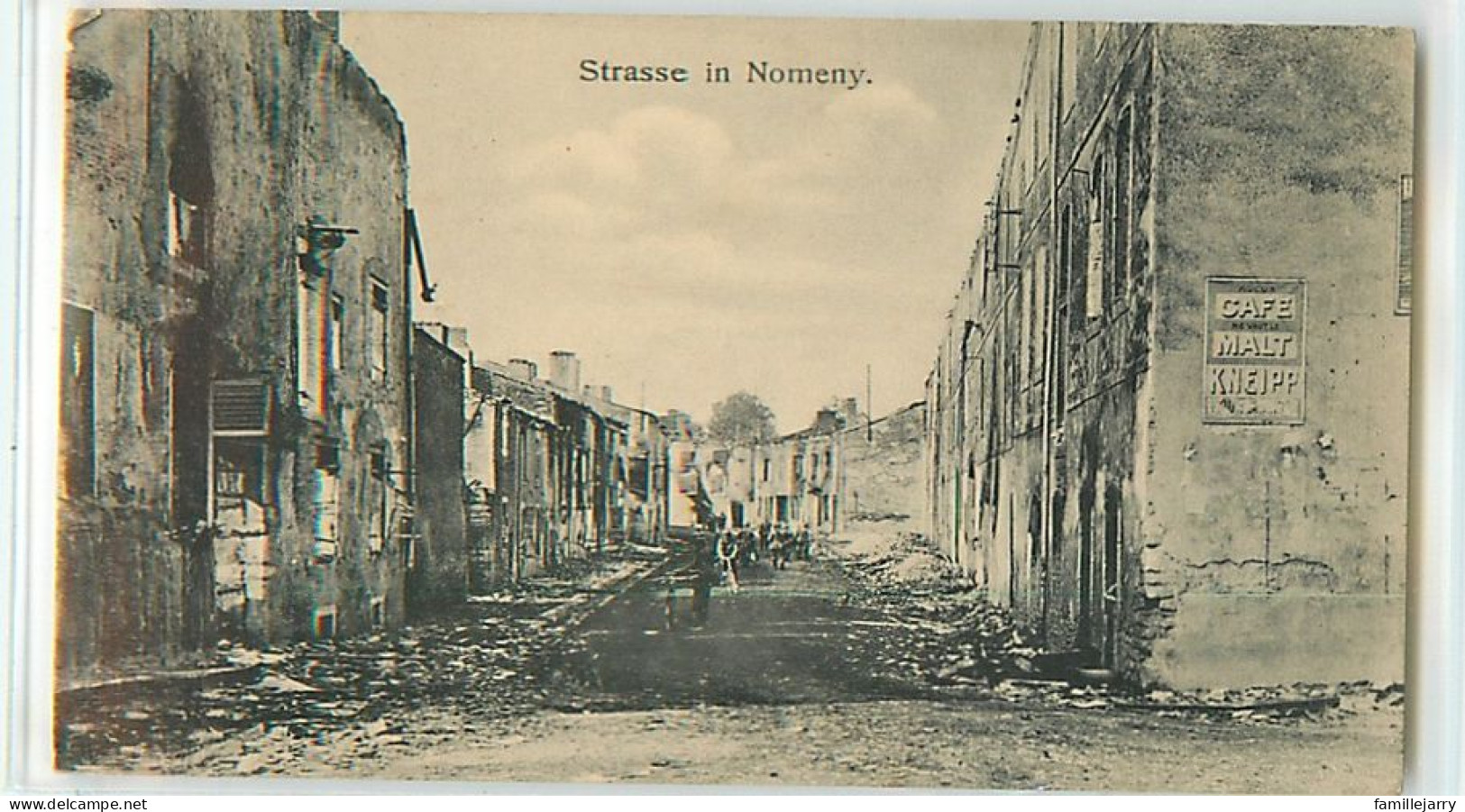 14828 - NOMENY - CARTE ALLEMANDE - STRASSE IN - Nomeny