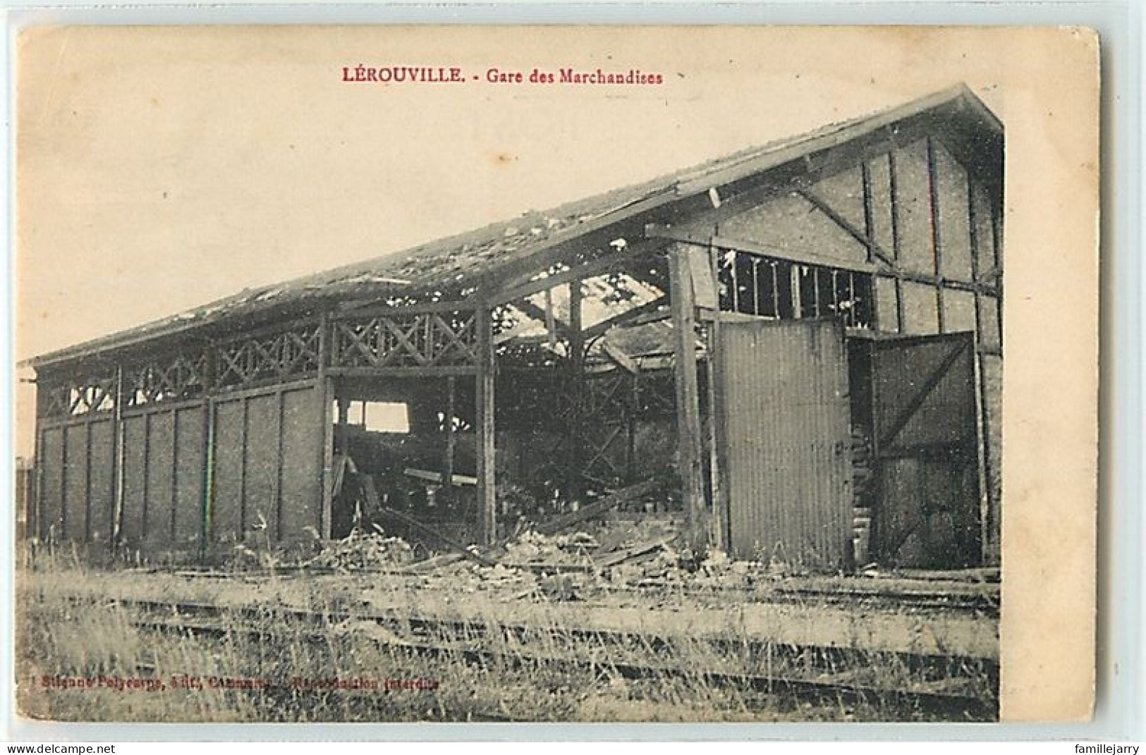 12437 - LEROUVILLE - GARE DES MARCHANDISES - Lerouville