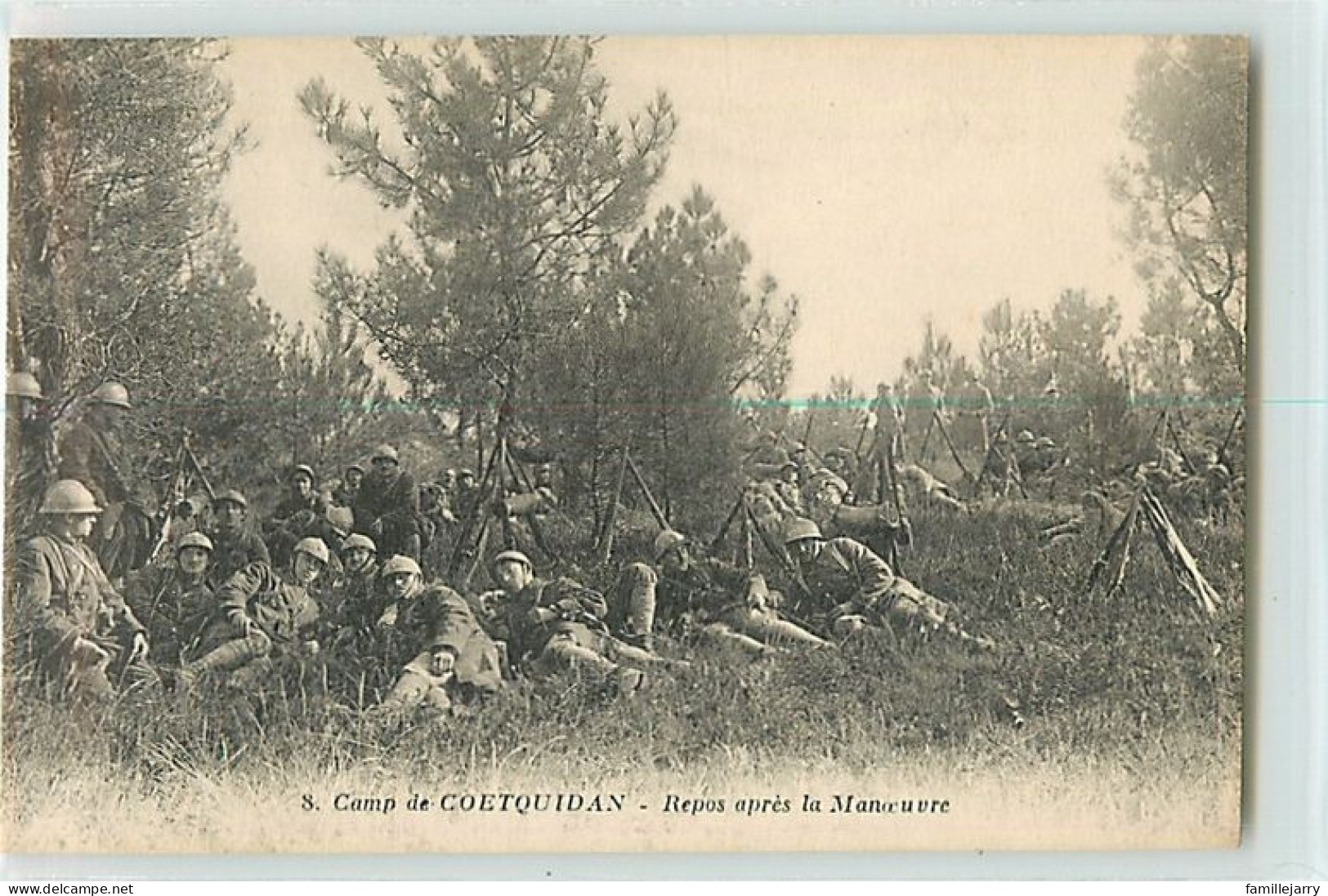 10627 - COETQUIDAN - CAMP DE / REPOS APRES LA MANÂŒUVRE - Guer Coetquidan