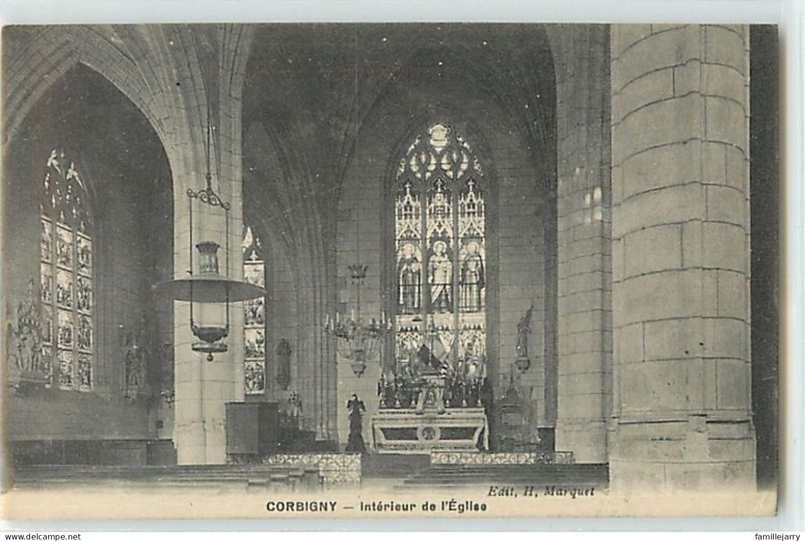 9782 - CORBIGNY - INTERIEUR DE L EGLISE - Corbigny