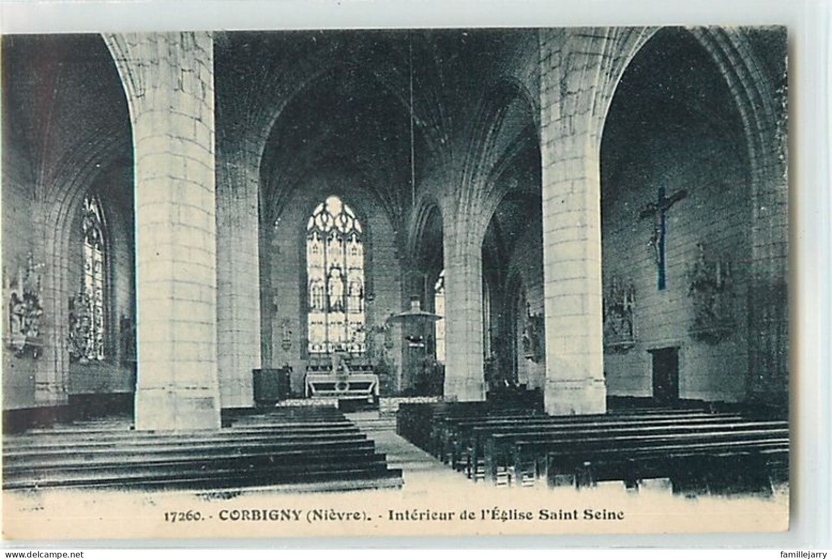 9796 - CORBIGNY - INTERIEUR DE L EGLISE SAINT SEINE - Corbigny