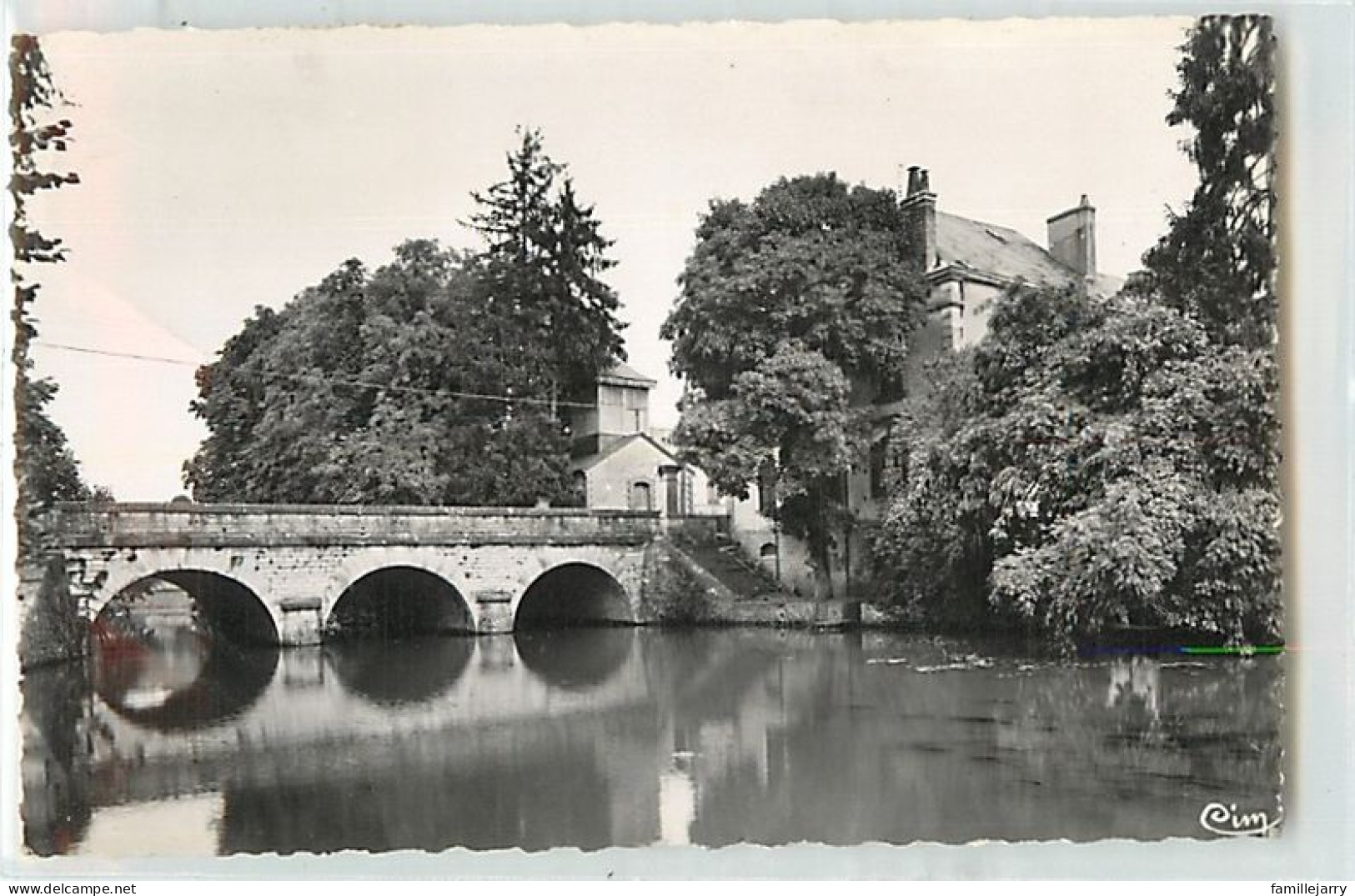 9734 - CHATILLON EN BAZOIS - CPSM - LE PONT SUR L ARON - Chatillon En Bazois