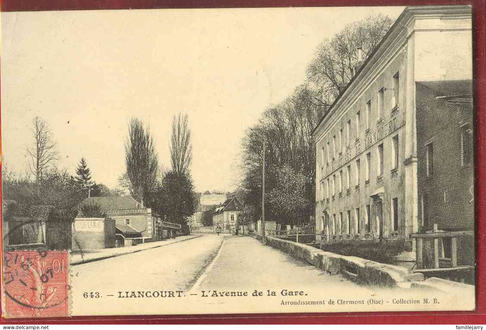 1338 - LIANCOURT - L'AVENUE DE LA GARE - Liancourt