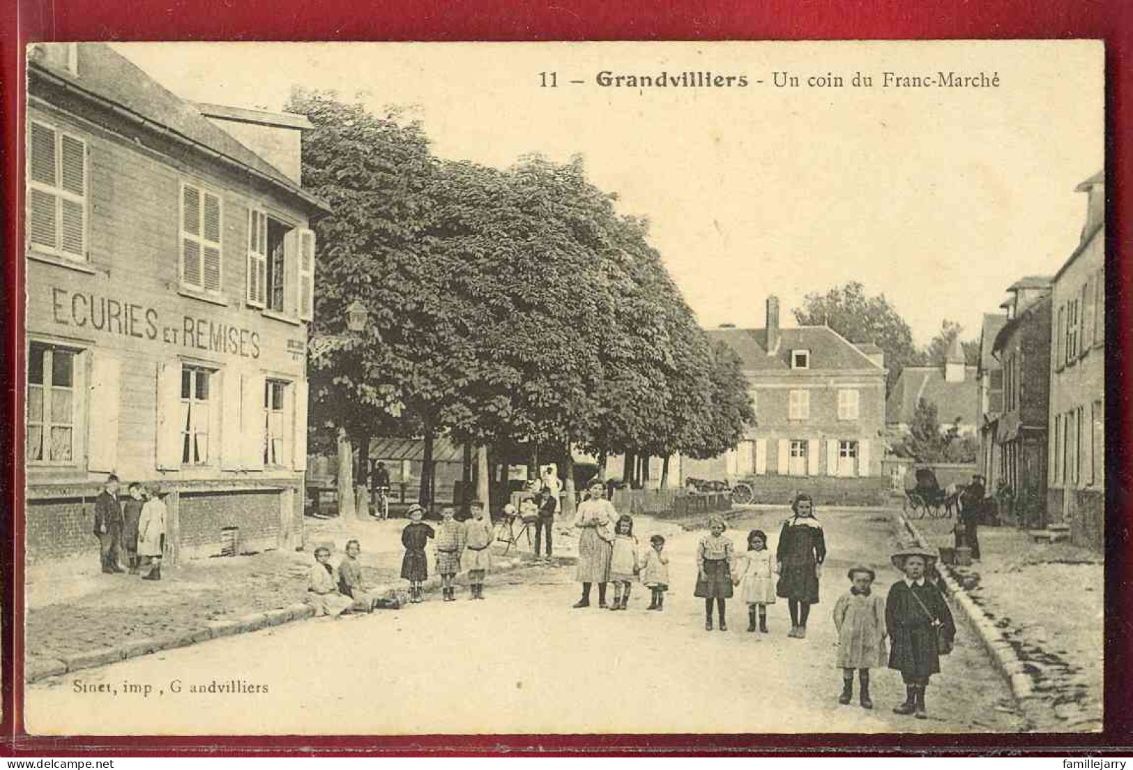 1326 - GRANDVILLIERS - UN COIN DU FRANC MARCHE - Grandvilliers