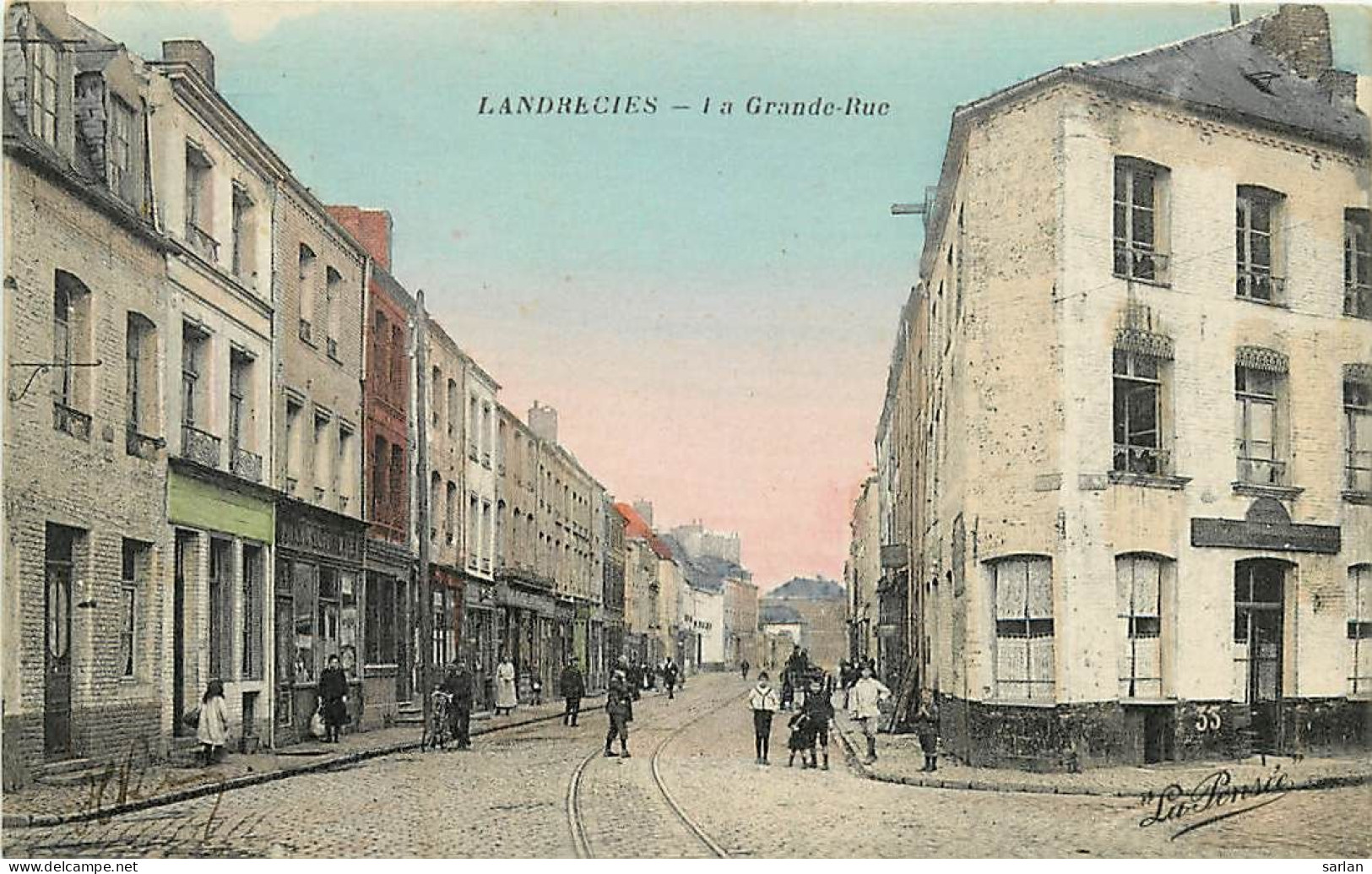 59 , LANDRECIES , La Grande Rue , * 450 74 - Landrecies