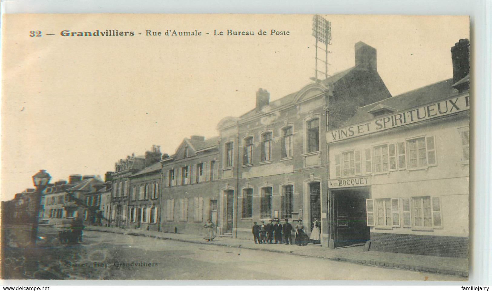 26434 - GRANDVILLIERS - RUE D AUMALE LE BUREAU DE POSTE - Grandvilliers