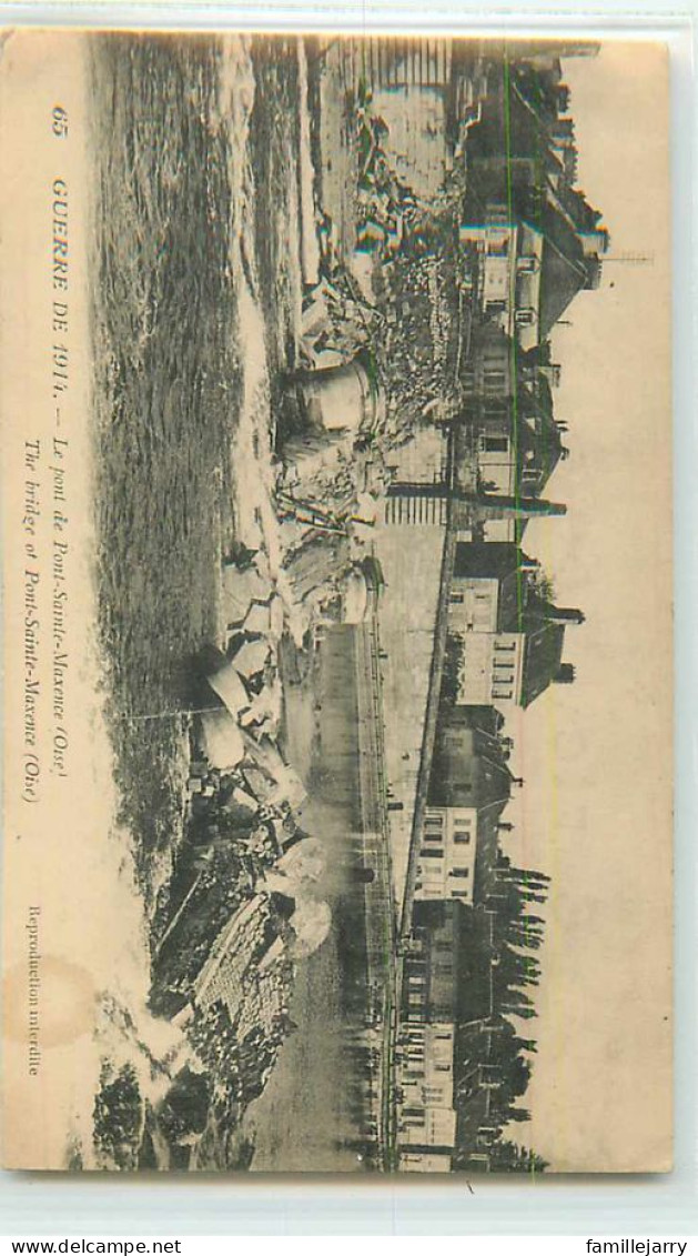 18200 - PONT SAINTE MAXENCE - LE PONT DE / GUERRE DE 1914 - Pont Sainte Maxence