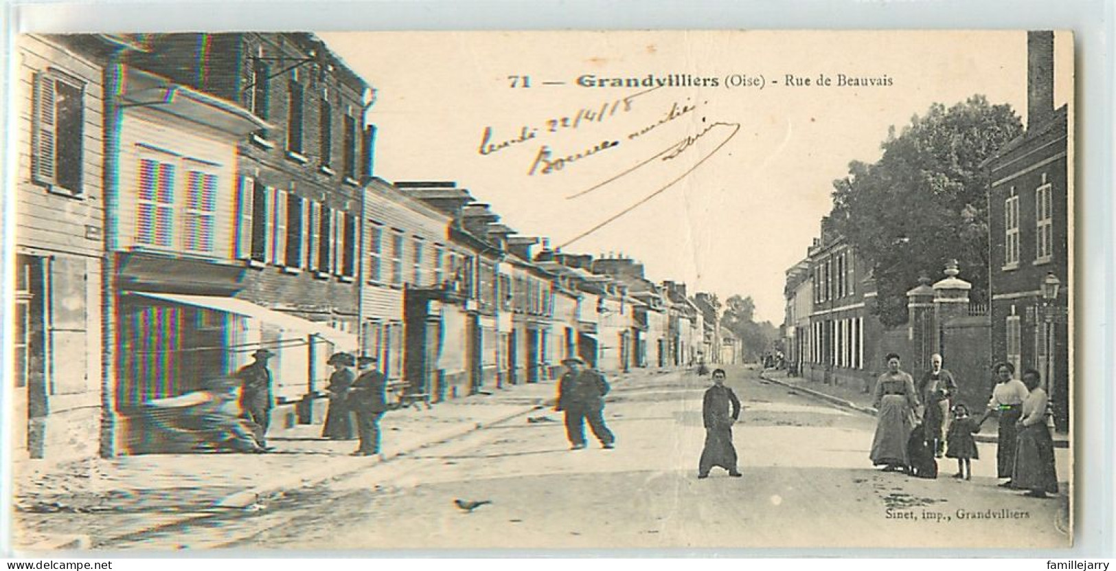 14230 - GRANDVILLIERS - RUE DE BEAUVAIS - Grandvilliers