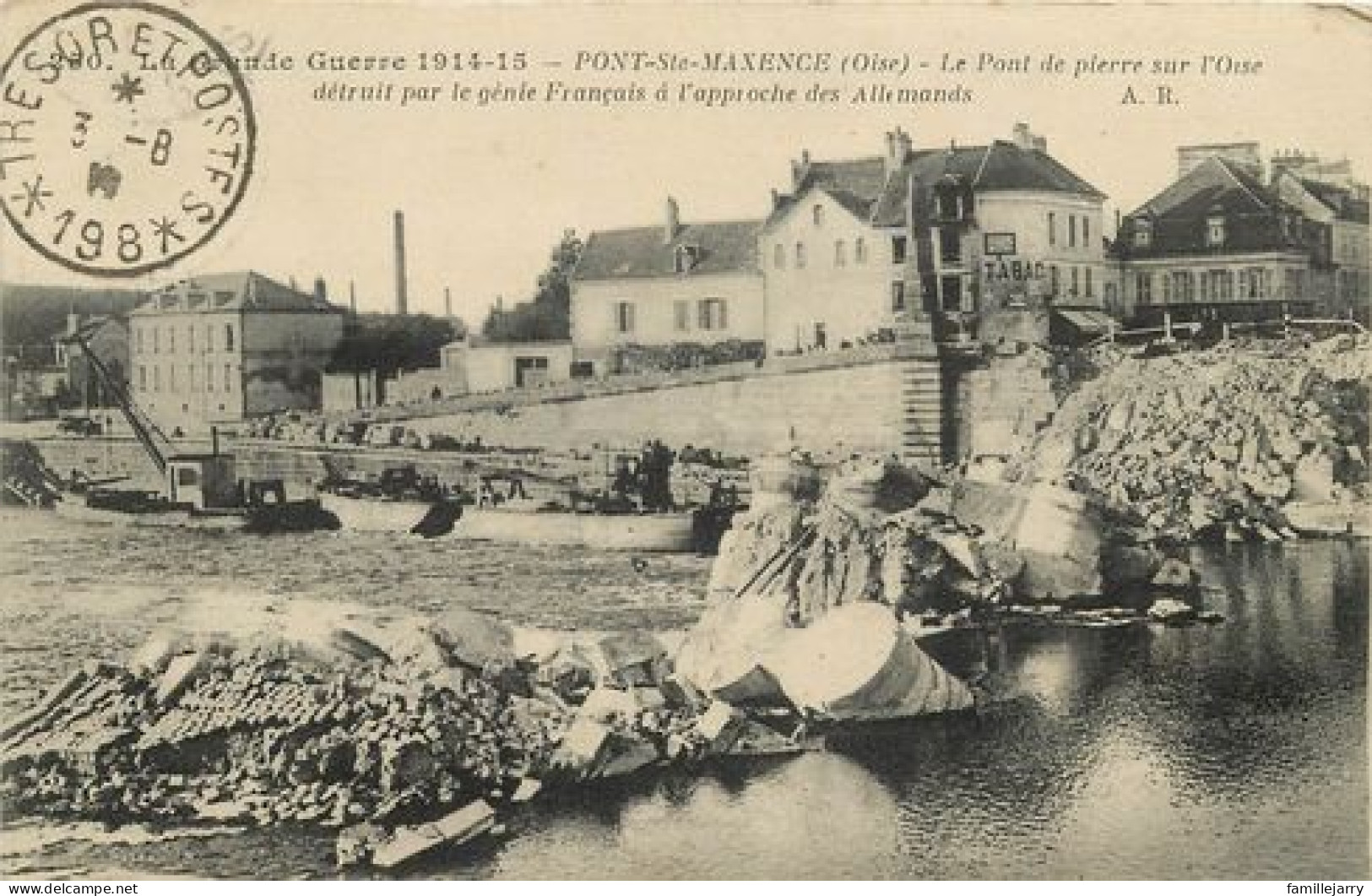 7521 - PONT SAINTE MAXENCE - LE PONT DE PIERRE SUR L OISE - Pont Sainte Maxence