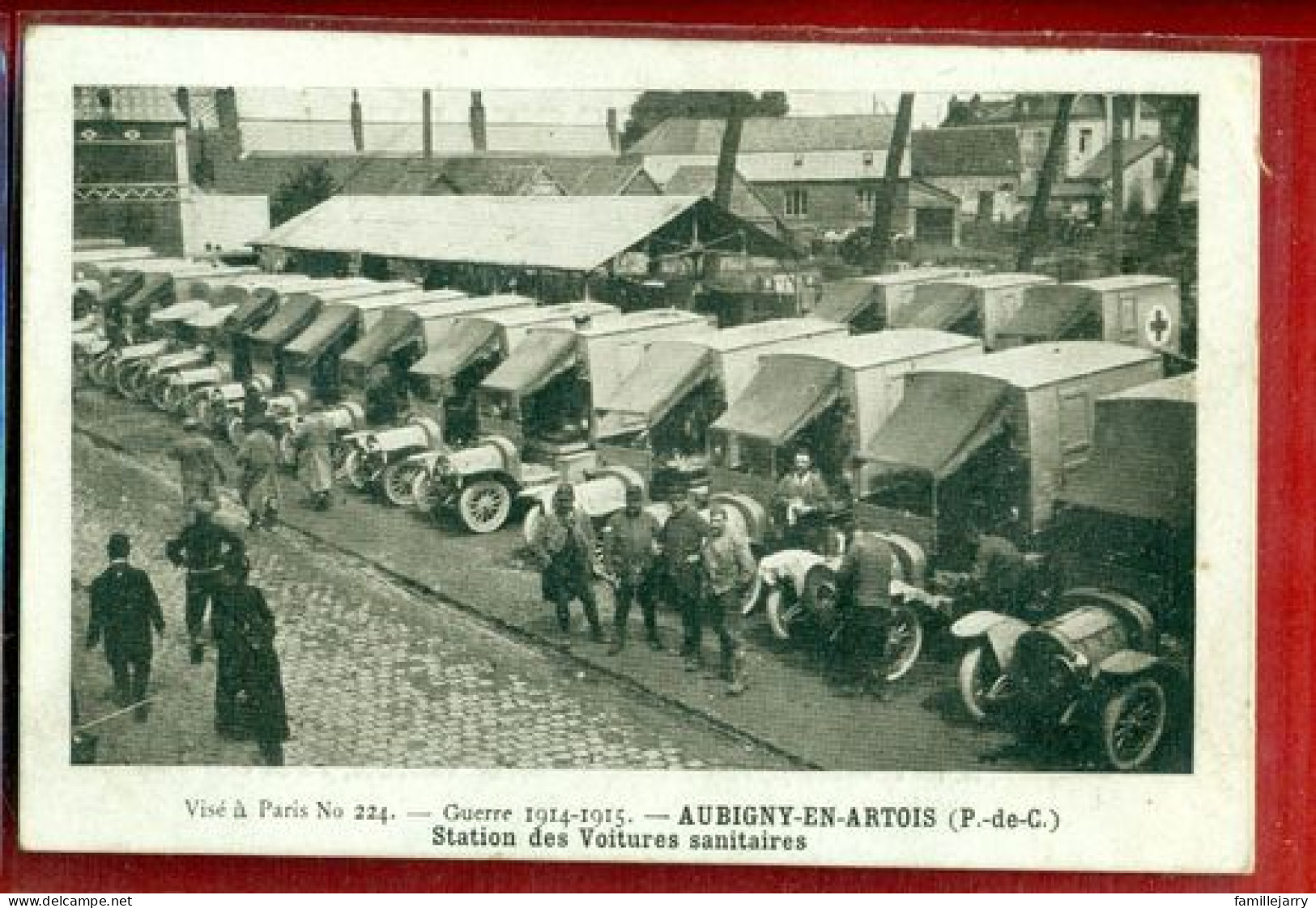 6795 - AUBIGNY EN ARTOIS - STATION DES VOITURES SANITAIRES - Aubigny En Artois