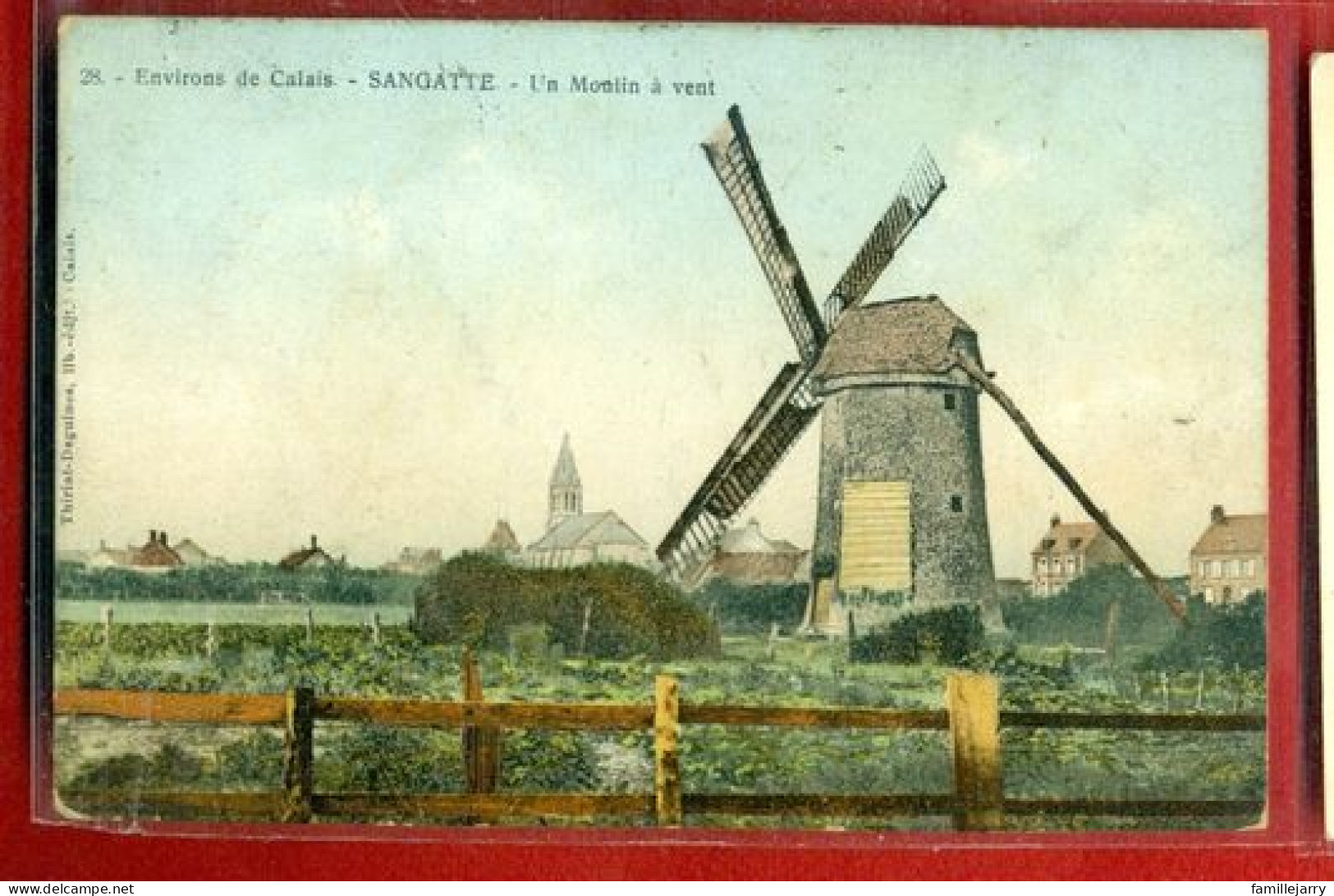 6132 - SANGATTE - UN MOULIN A VENT - Sangatte