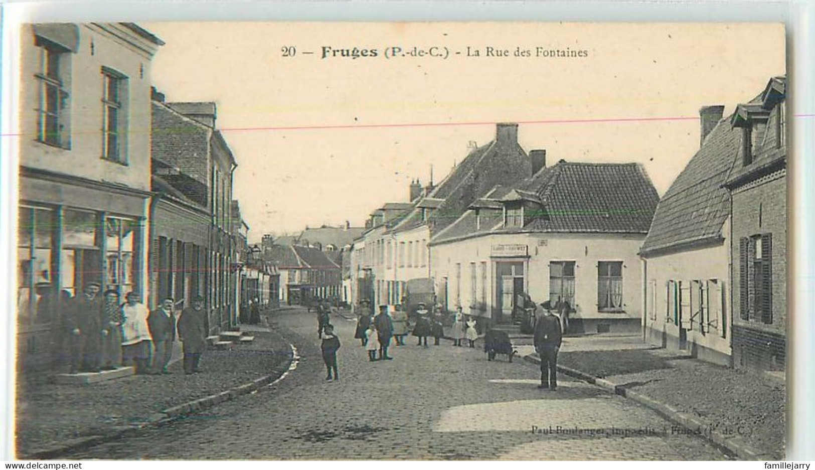 18134 - FRUGES - LA RUE DES FONTAINES - Fruges