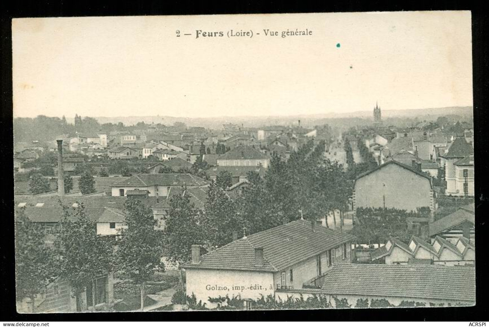 FEURS  Vue Générale Année 1916 - Feurs