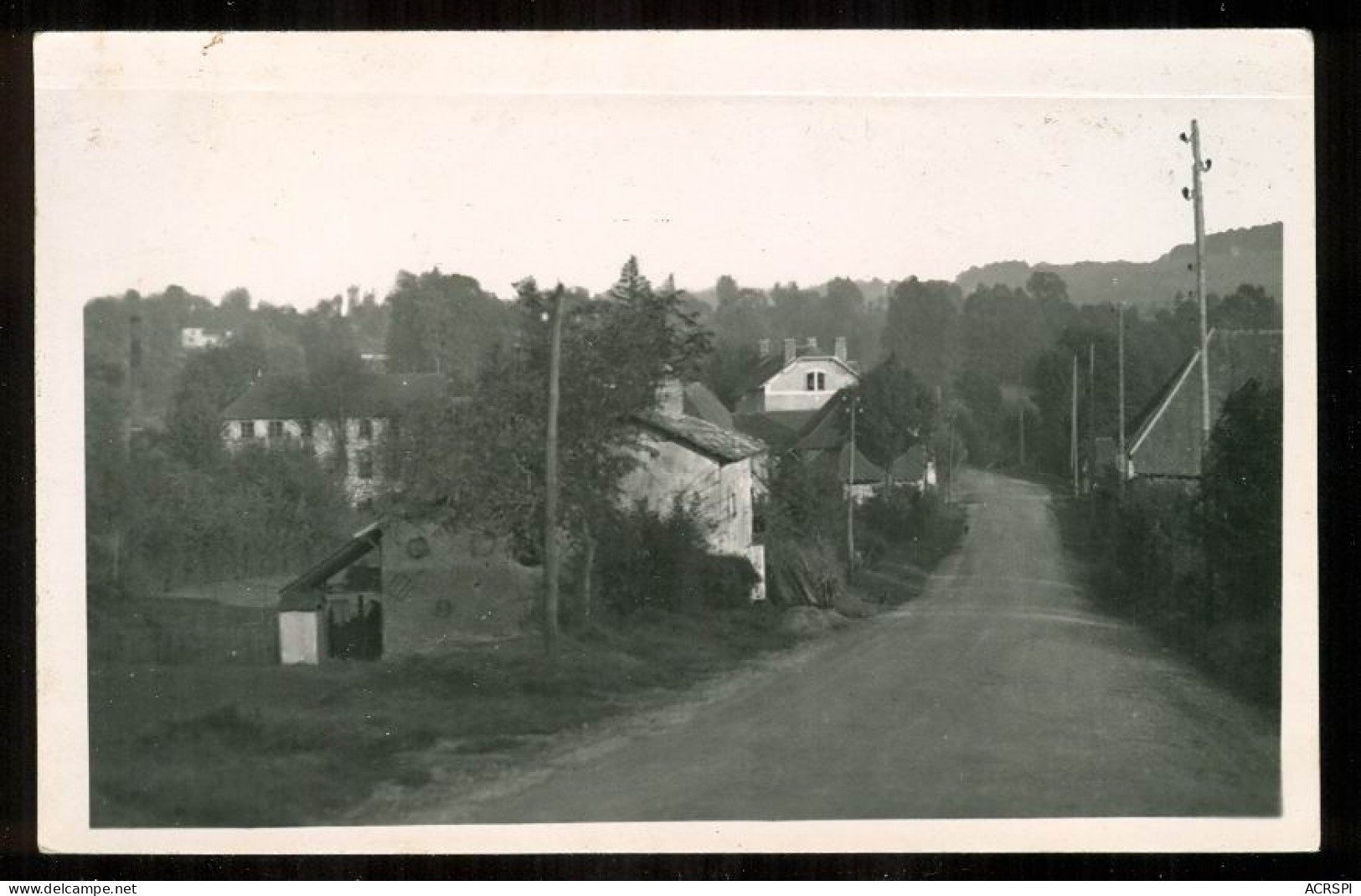 SAINT ANDRE LE GAZ  La Route Et  Vue Générale Du GUA En 1946 édition Photo Jourdan  PM V - Saint-André-le-Gaz