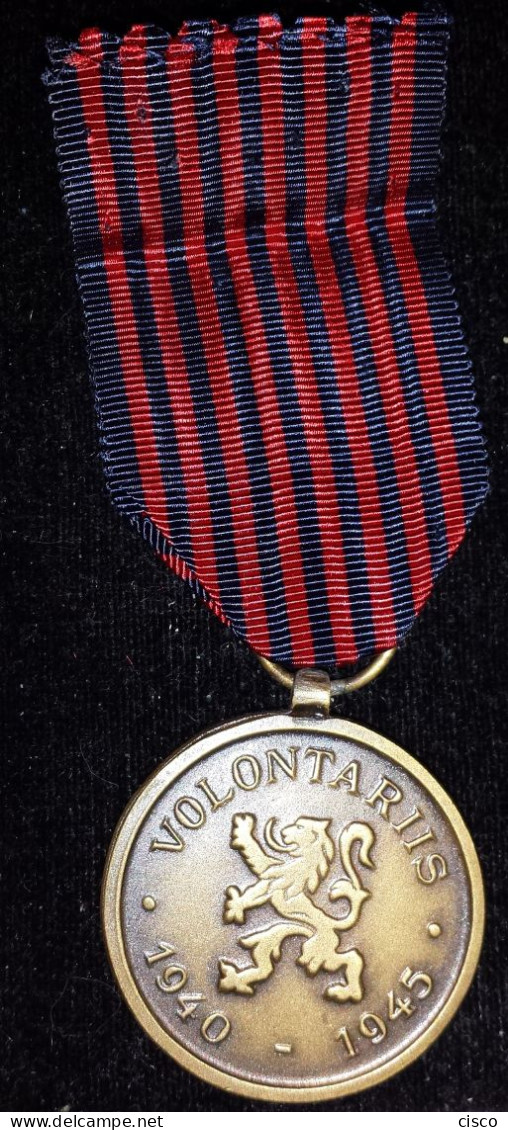 BELGIQUE WW2 1940 - 1945 Médaille Du Volontaire 40 - 45 - Belgique