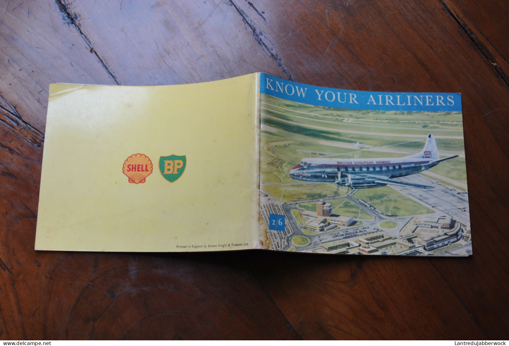 KNOW YOUR AIRLINERS 2/6 Années 50 Argonaut IL-12 Hermès 4A Herald DC-6B 4  3 Scandia Caravelle Shell BP Airlines Badges - Autres & Non Classés