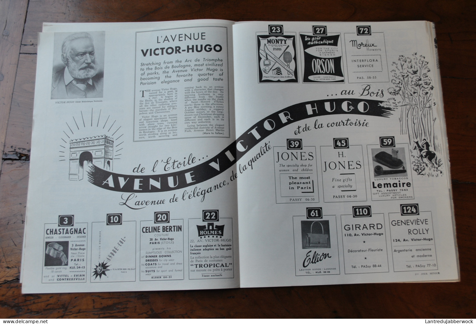 L'Atlantique Journal quotidien Cie Transatlantique offert aux passagers 1956 5 N° Programme de la vie à bord French Line